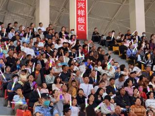 激烈角逐场面动人心弦，观众欢腾起来